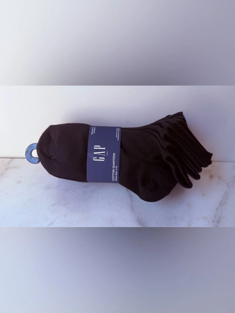 GAP women Black cotton quarters 10 pairs